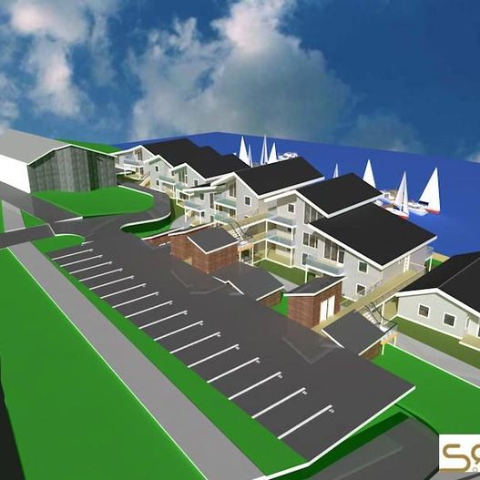 3d tegning på boliger