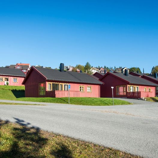 Rød boligrekke