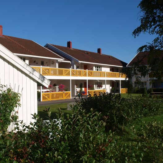 Rekkehus med balkonger
